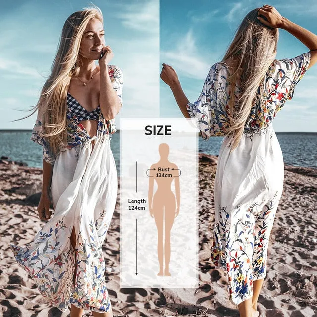 2021 Summer CUPSHE Crochet Bikini Cover Up Beachwear Tunic Shirt Size One Size