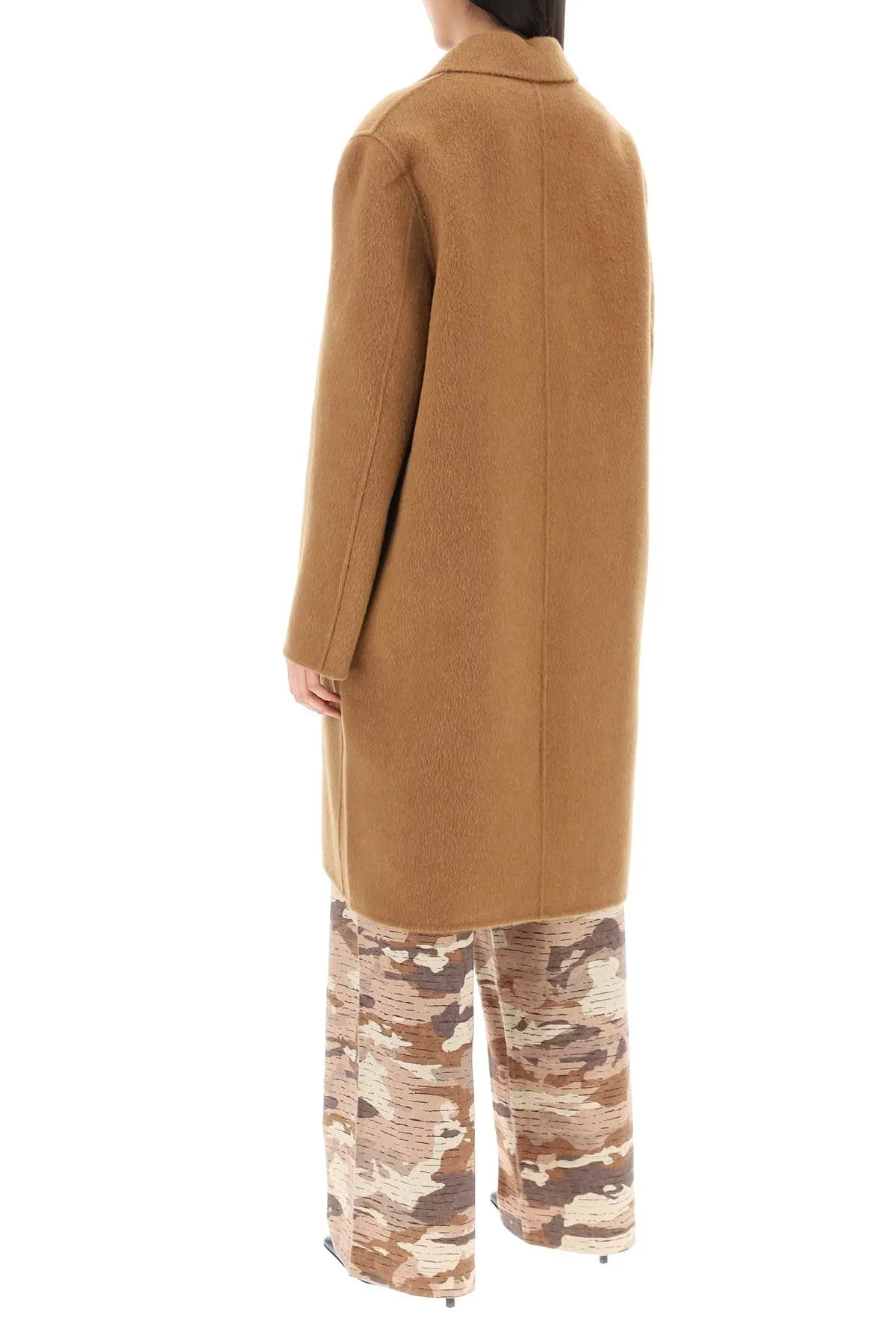 Acne Studios Midi Wool And Alpaca Coat (Size - 34)