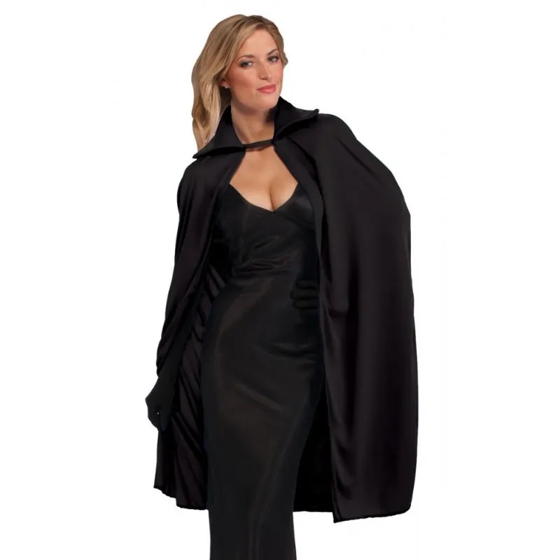 Black Basic Cape 114cm - Adult