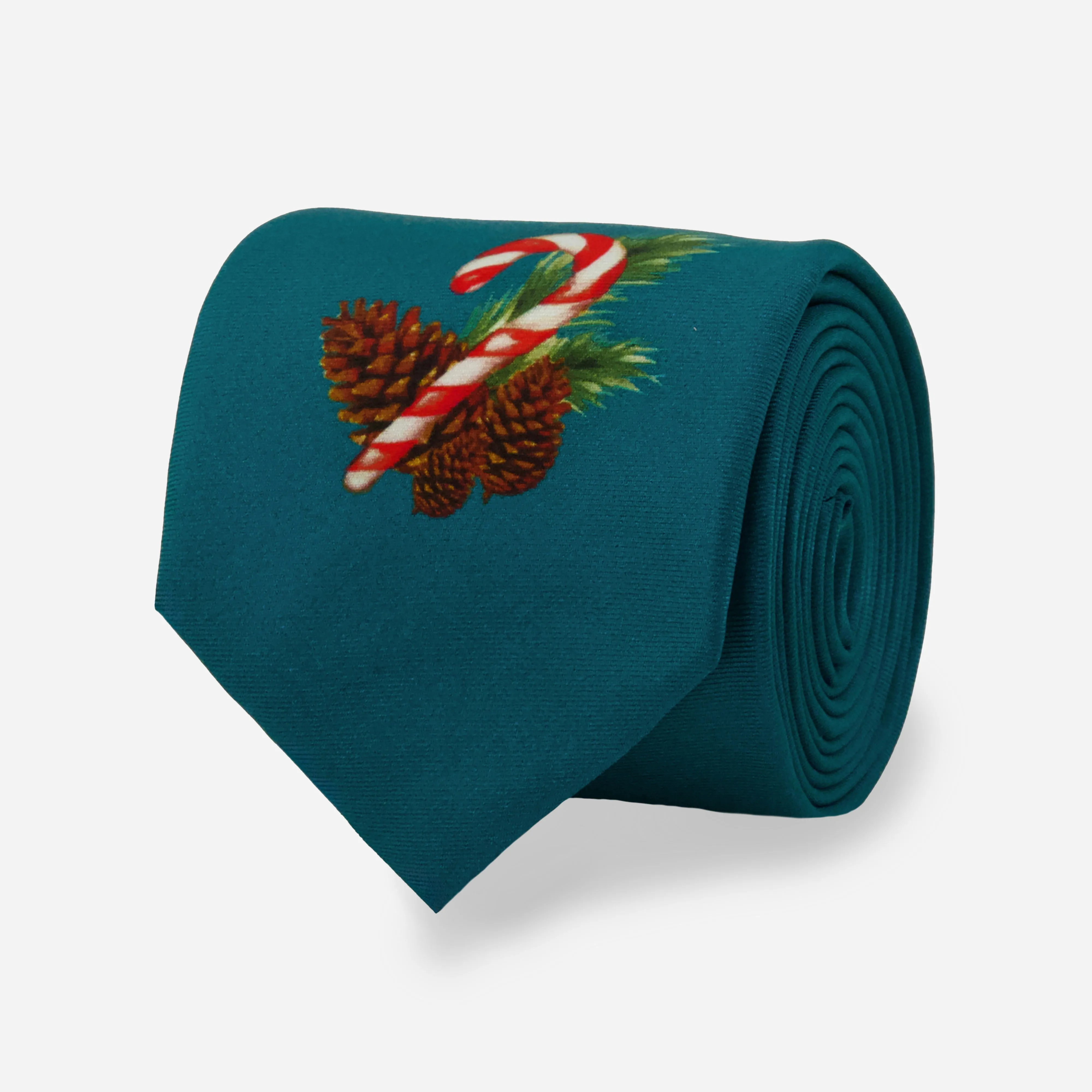 Candy Cane Icon Peacock Tie