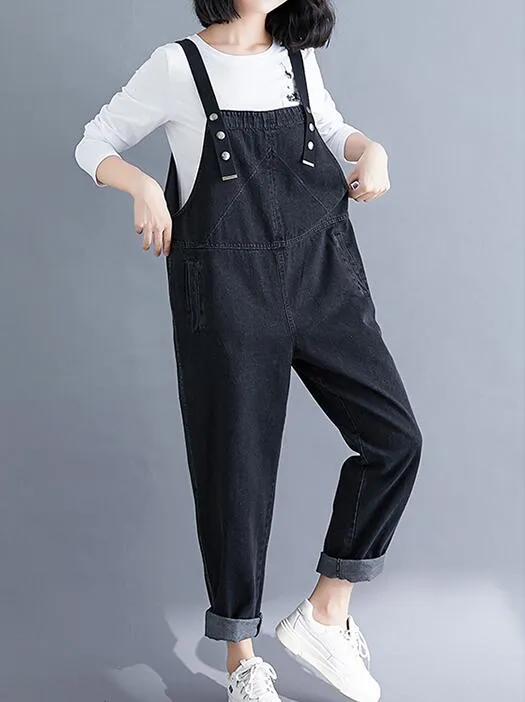 Denim Spring Overall Women Casual Jumpsuits PZ97251