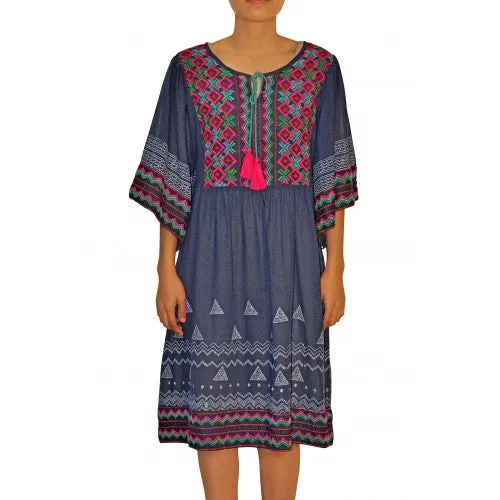 Dolma Mexican Embroidery Dress