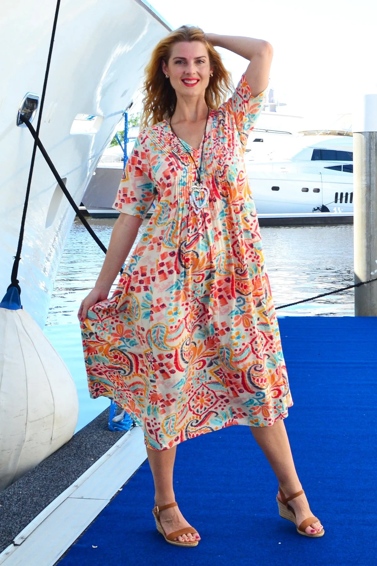 Giza Bohemian Tunic Dress