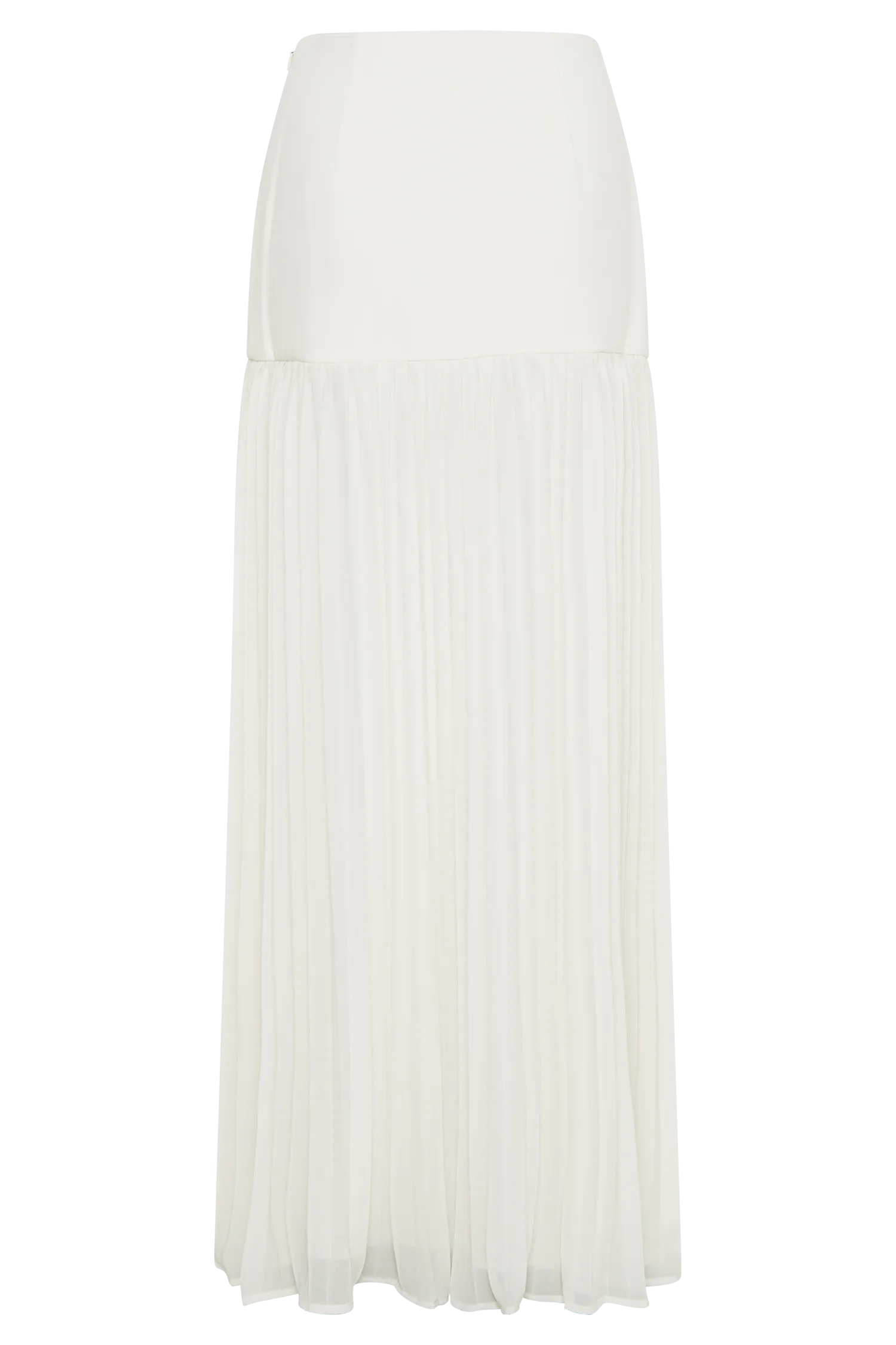 Jillian Pleated Maxi Skirt - Ivory