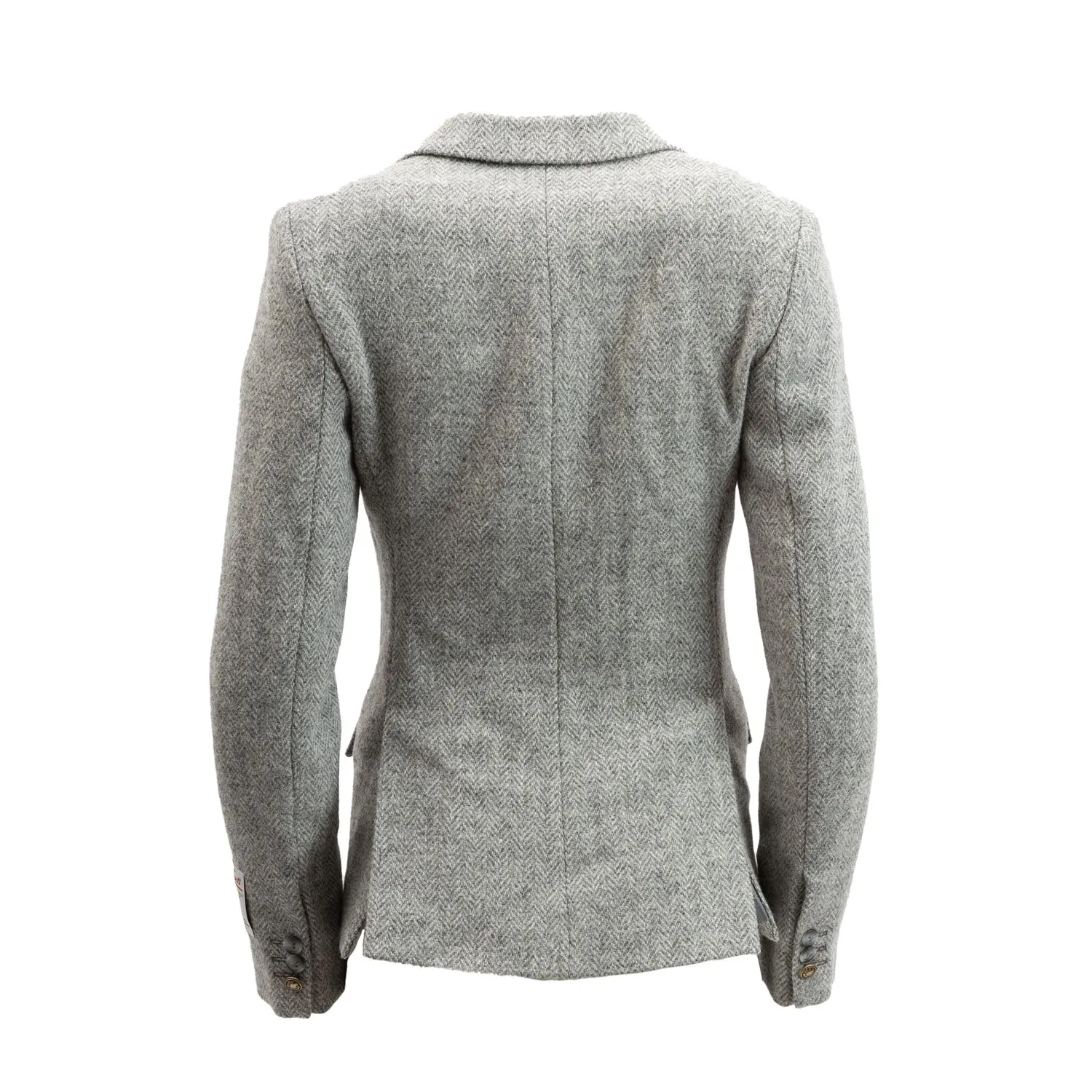 Ladies Iona Harris Tweed Jacket Furn20-05 Grey Hb