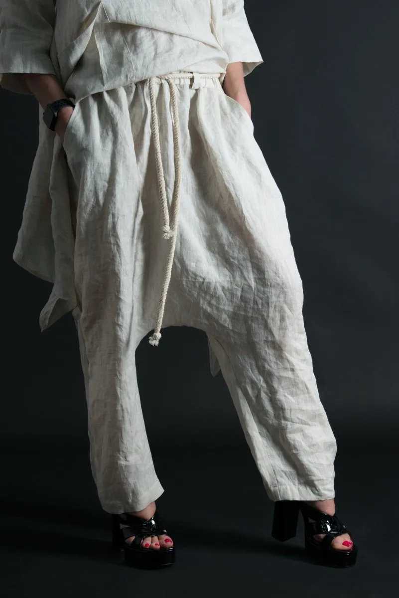 Linen Harem Loose Pants ALEXA