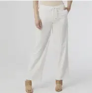 Linen Wide Leg Pants Plus