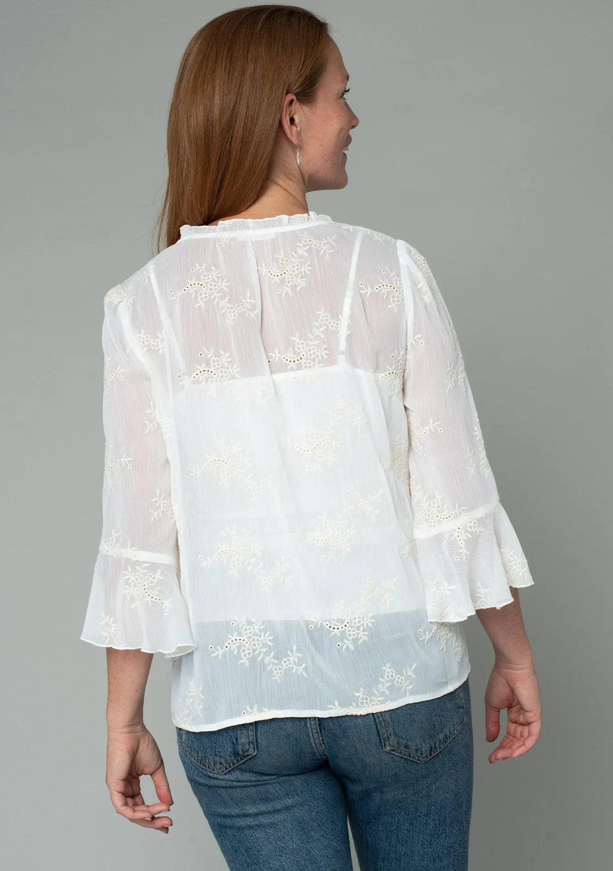 Lola Flutter Sleeve Top