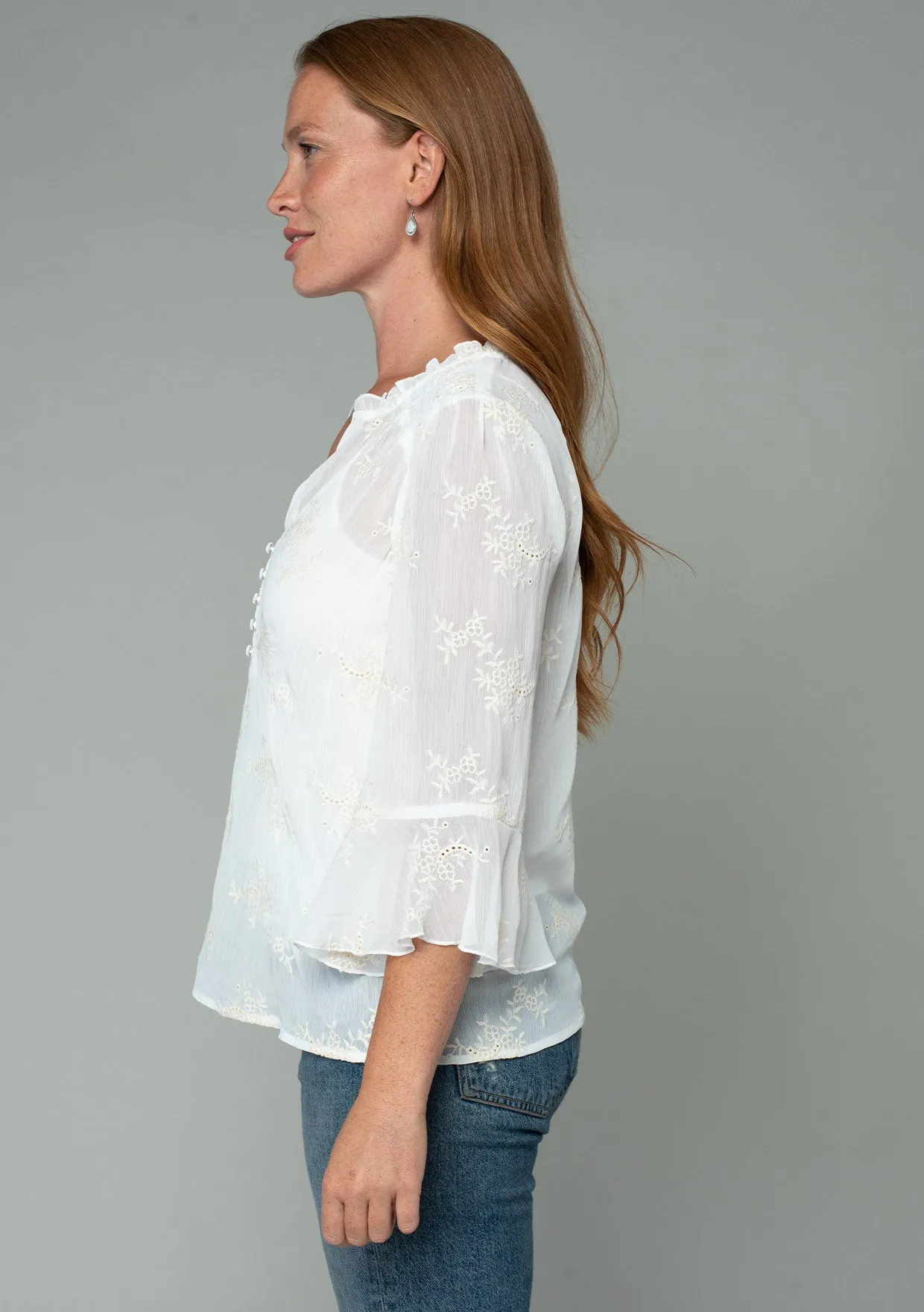 Lola Flutter Sleeve Top