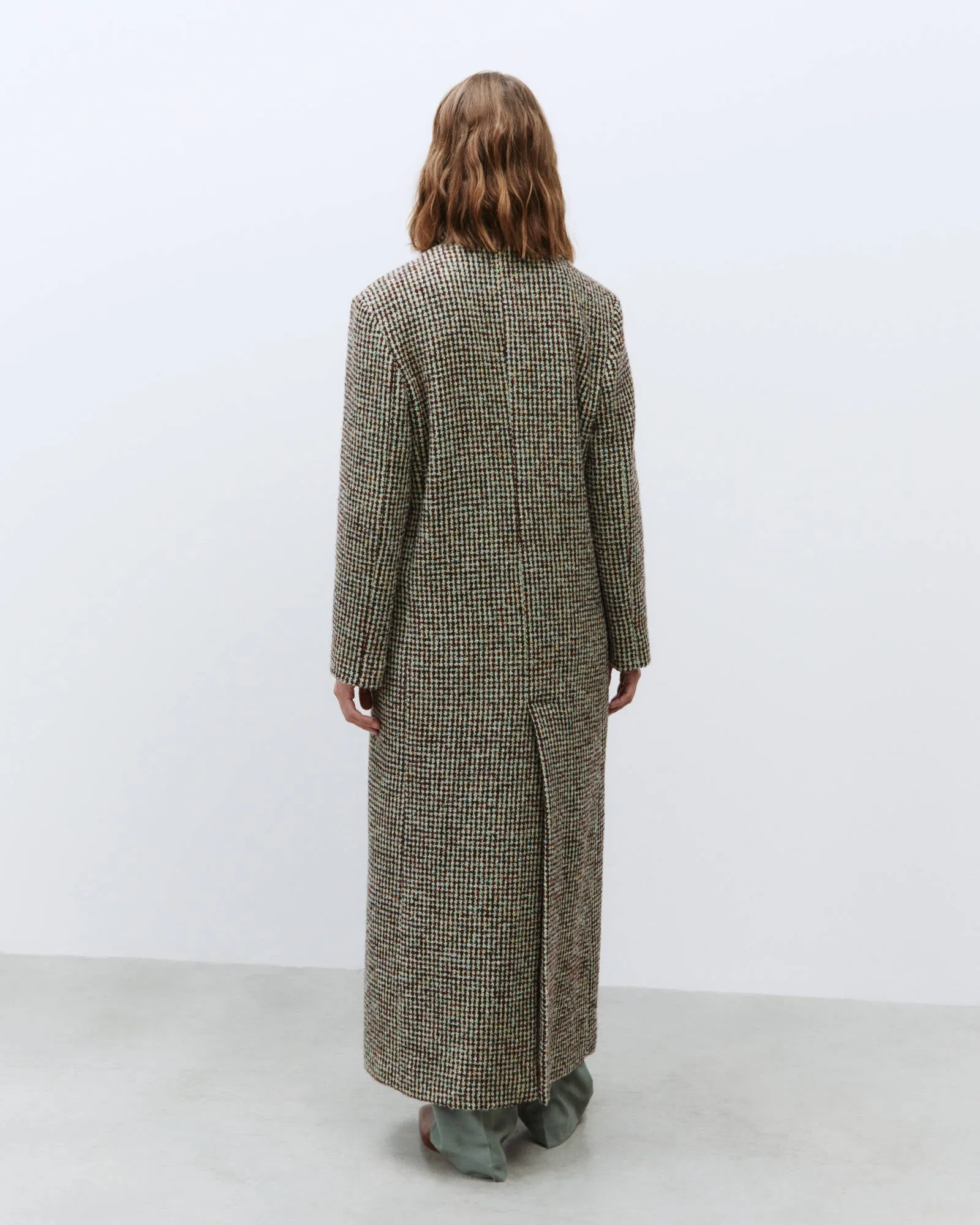 LONG VICHY COAT