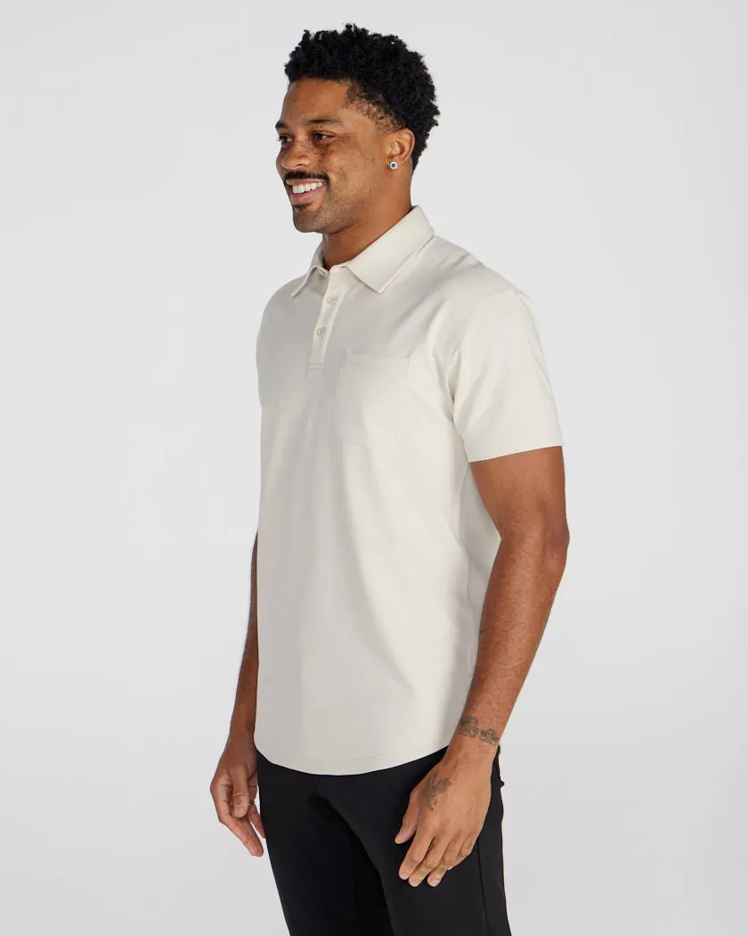 LUX Short Sleeve Pocket Polo