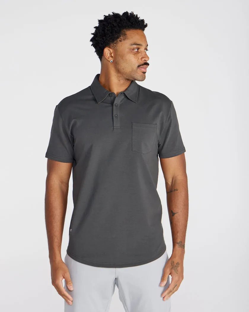 LUX Short Sleeve Pocket Polo