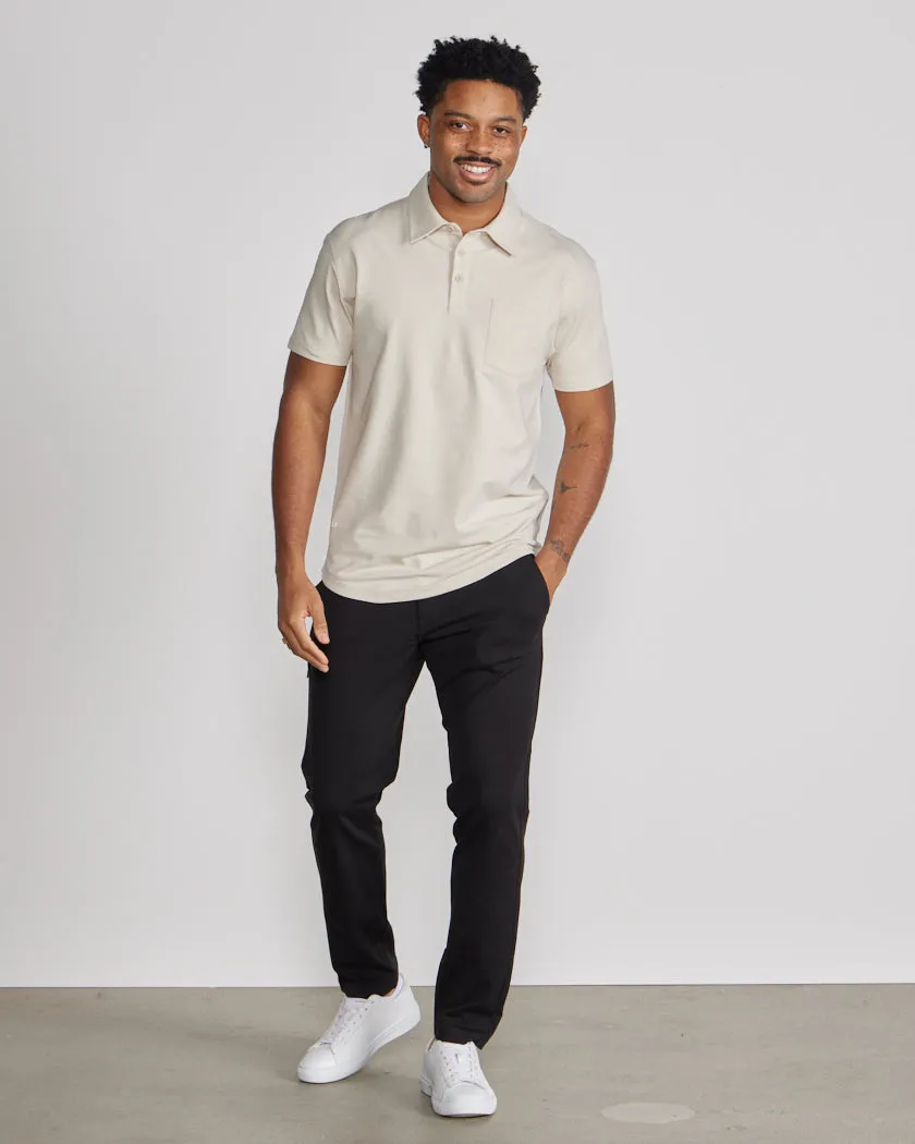 LUX Short Sleeve Pocket Polo