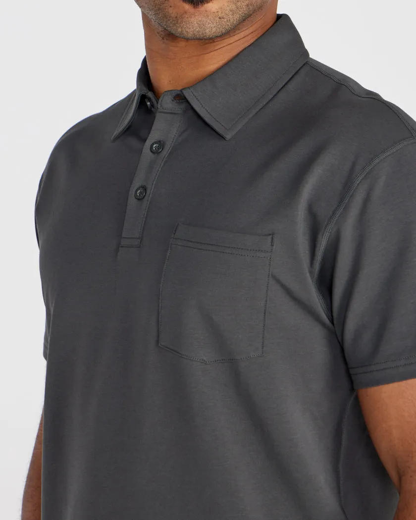 LUX Short Sleeve Pocket Polo