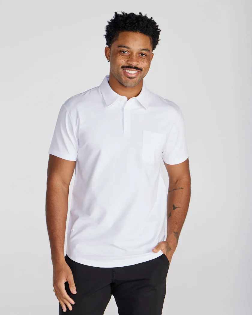 LUX Short Sleeve Pocket Polo