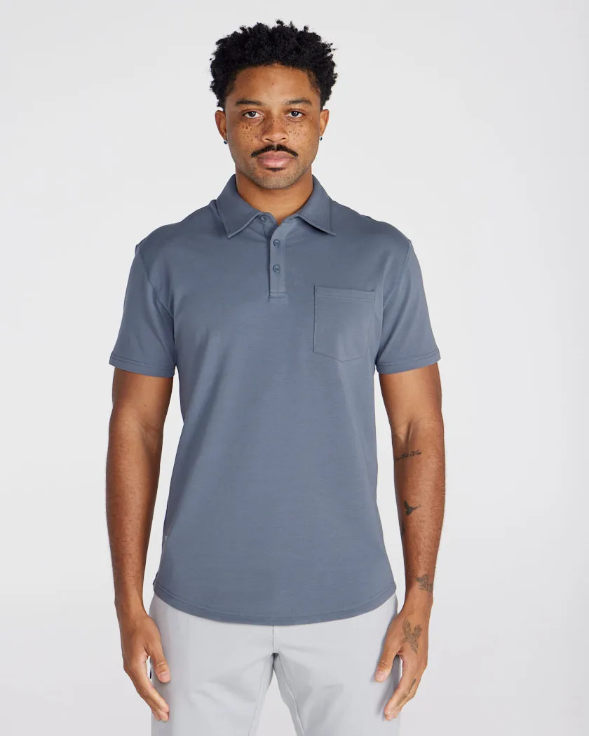 LUX Short Sleeve Pocket Polo