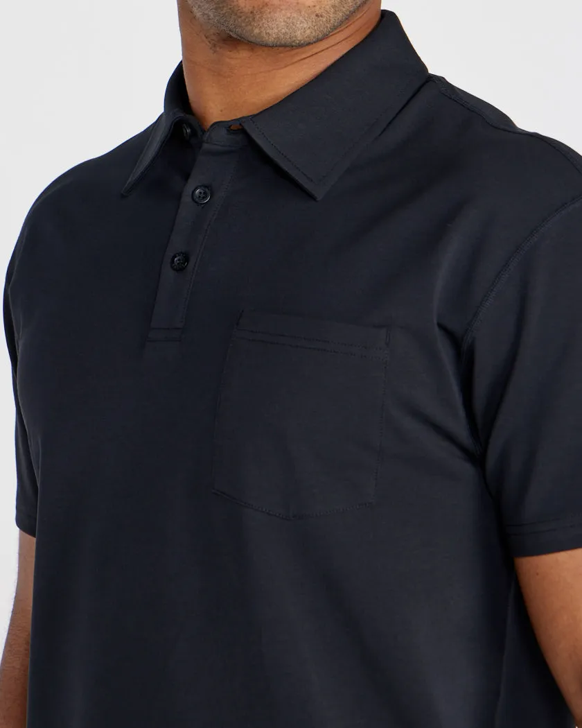 LUX Short Sleeve Pocket Polo