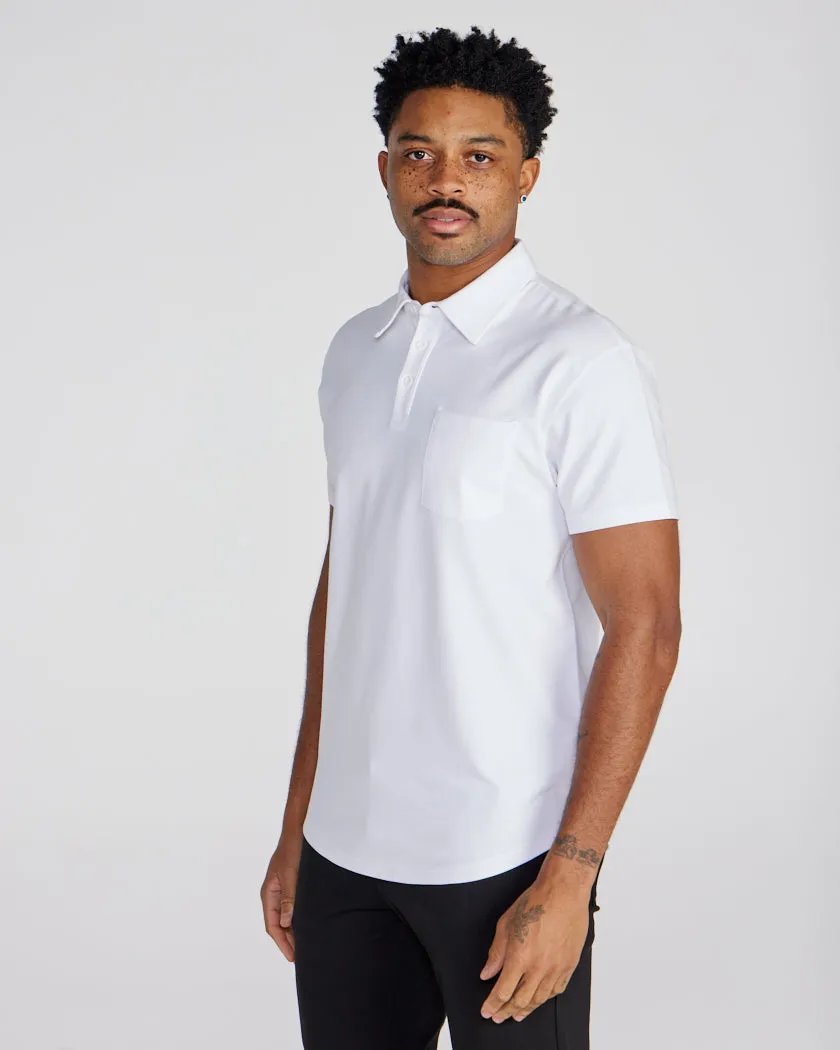 LUX Short Sleeve Pocket Polo