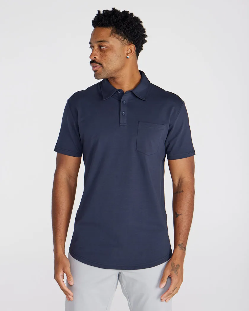 LUX Short Sleeve Pocket Polo