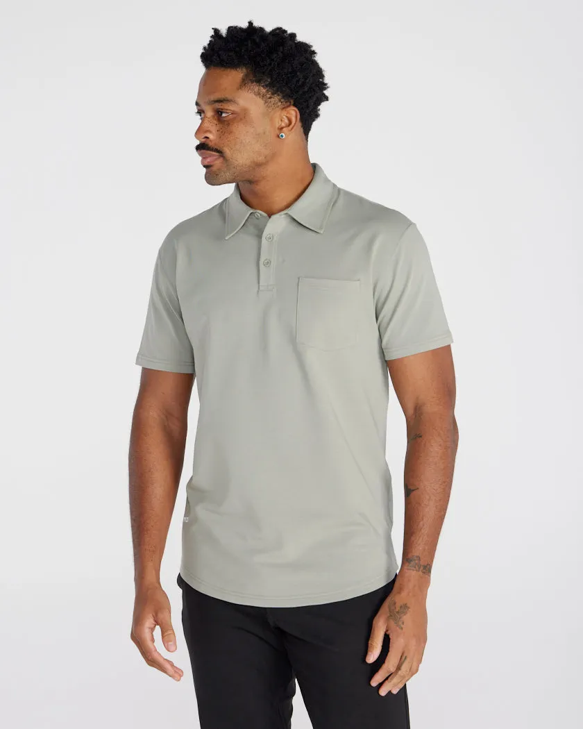 LUX Short Sleeve Pocket Polo