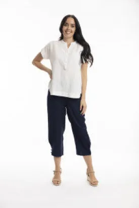 Orientique Linen Blend 3/4 Pants