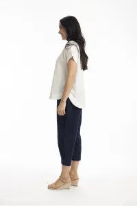 Orientique Linen Blend 3/4 Pants