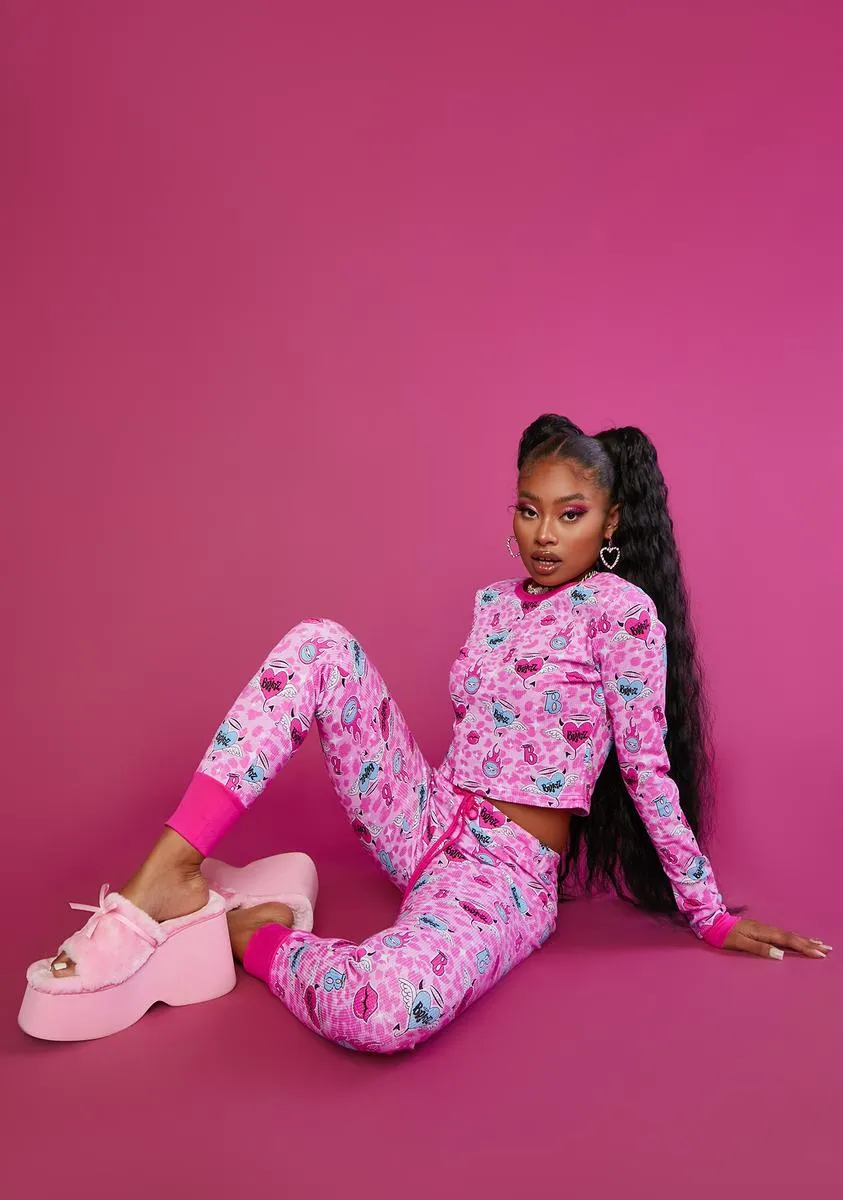 Pajama Party Thermal Joggers