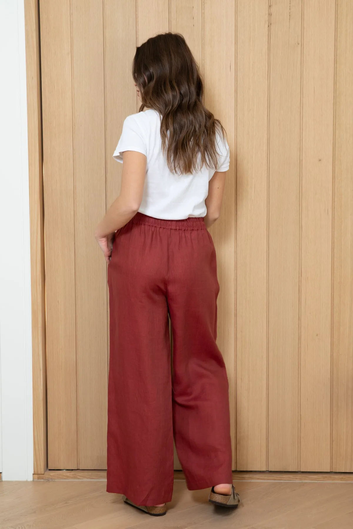 RUST Linen Pants