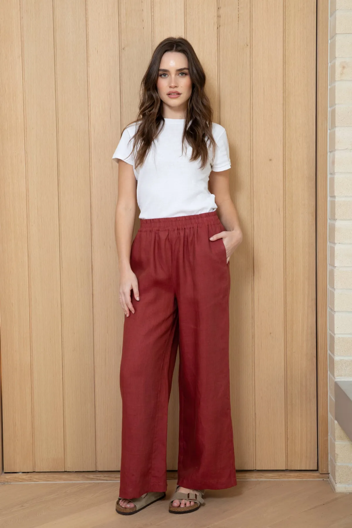 RUST Linen Pants