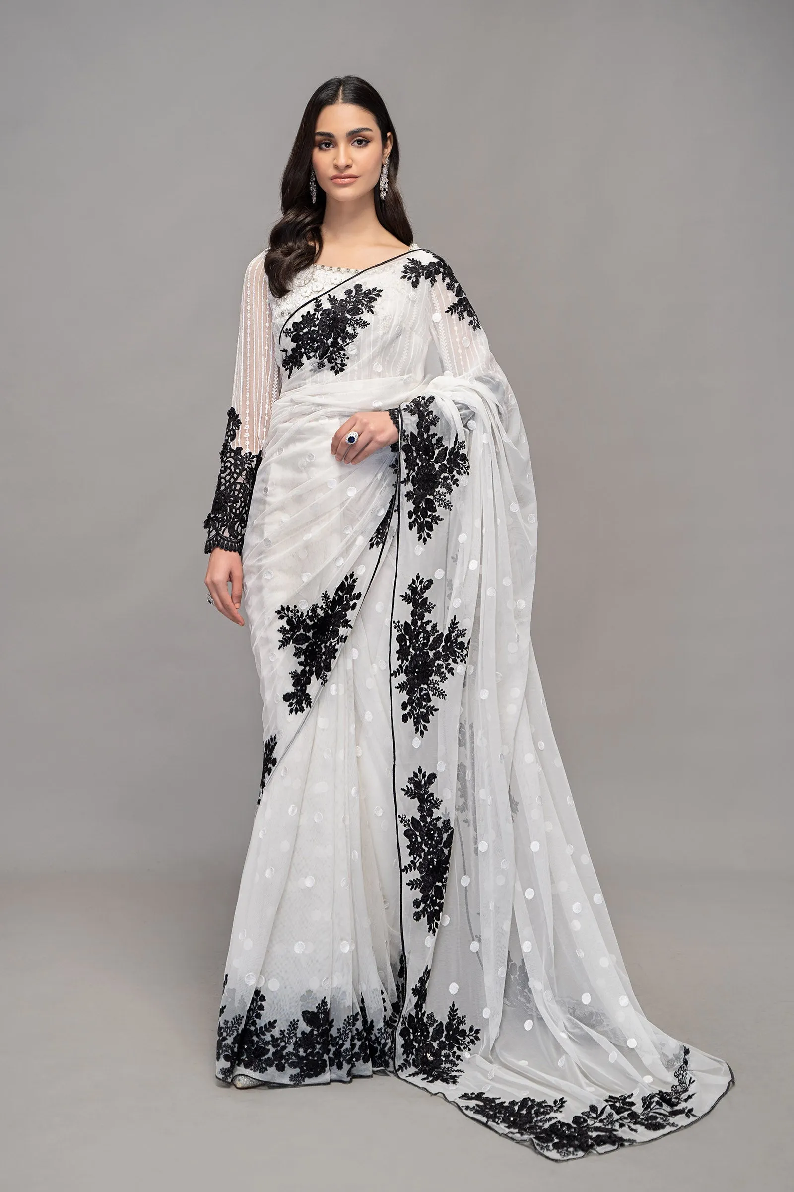 Saree White SF-EF23-40