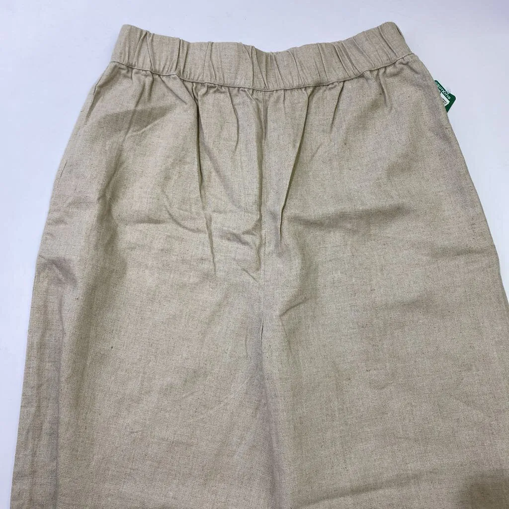 Simons linen blend wide leg pants NWT S