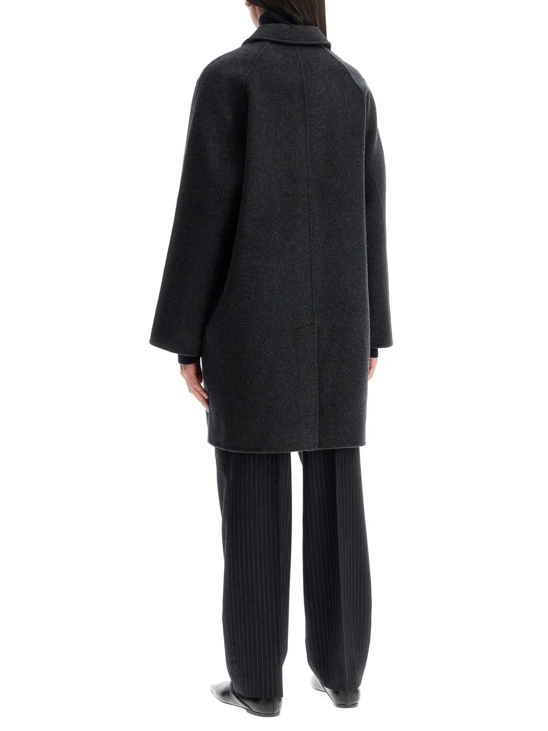 Single-Breasted Midi Coat