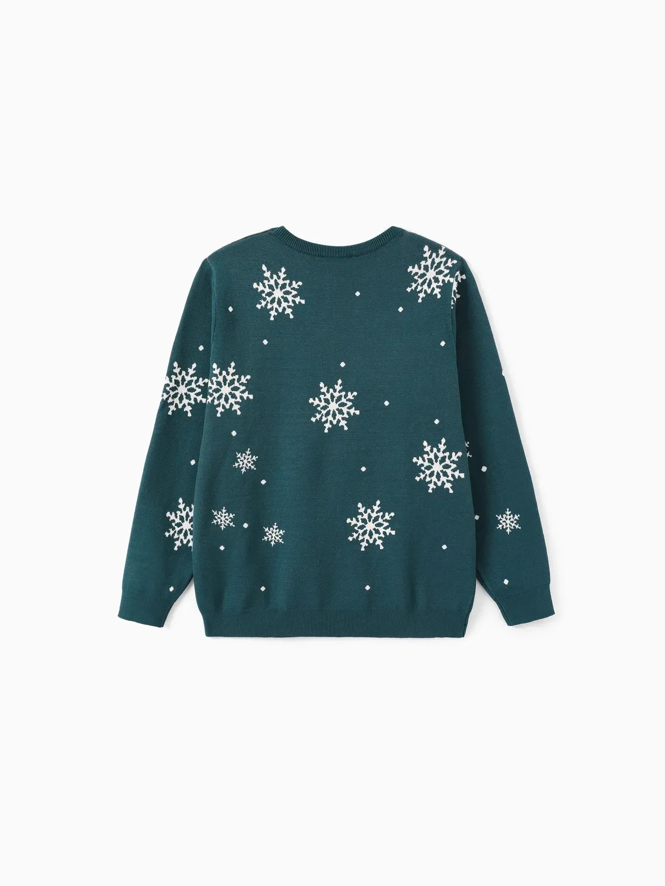 Snowflake Details Matching Christmas Sweater Set