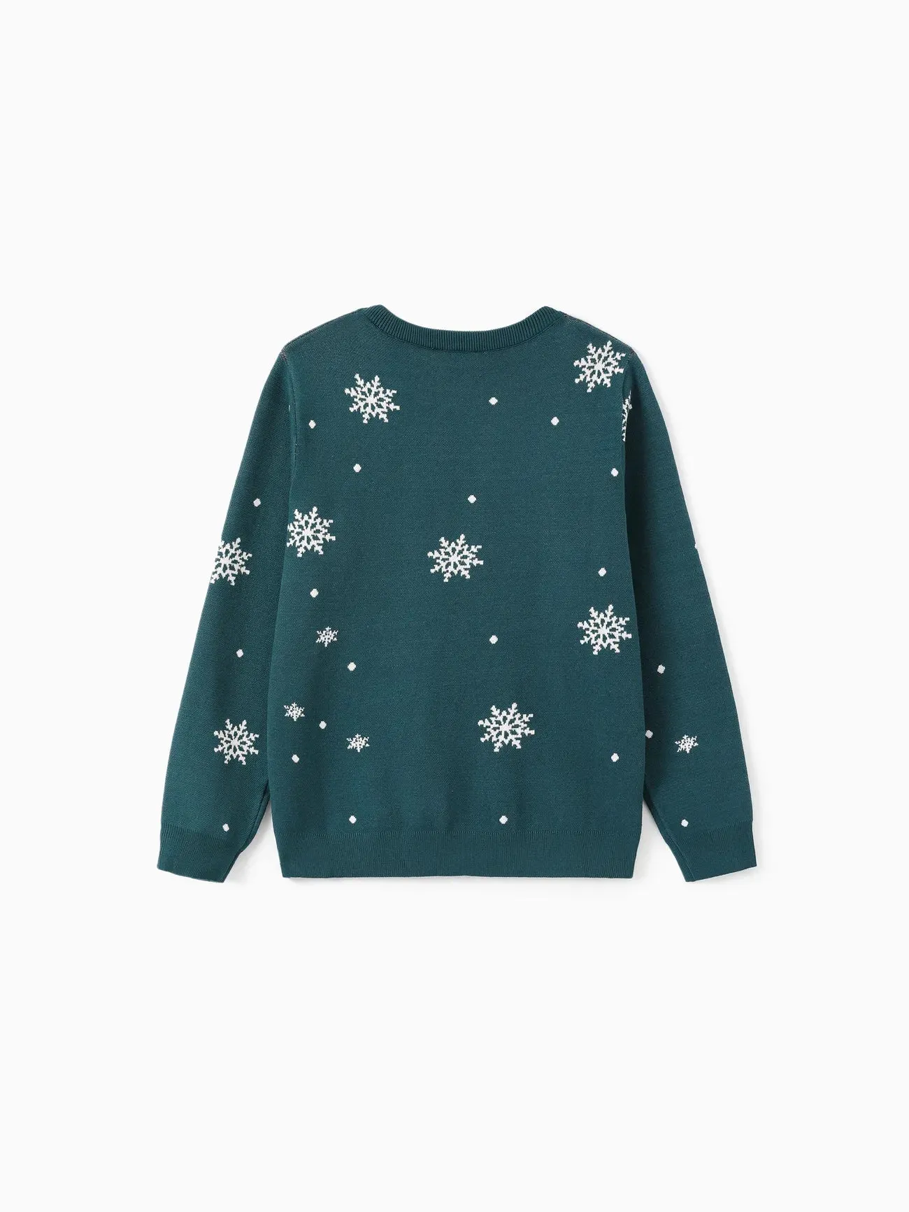 Snowflake Details Matching Christmas Sweater Set