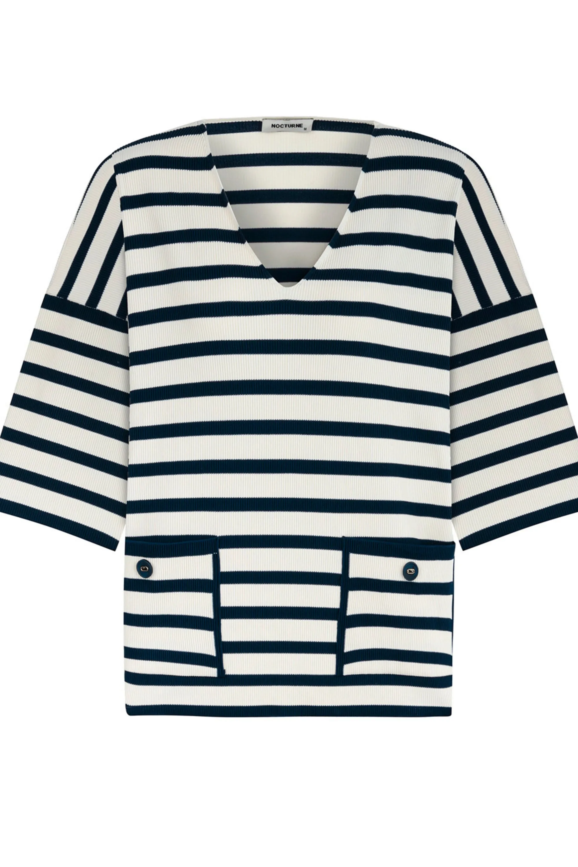 Striped Knitwear Top (Final Sale)