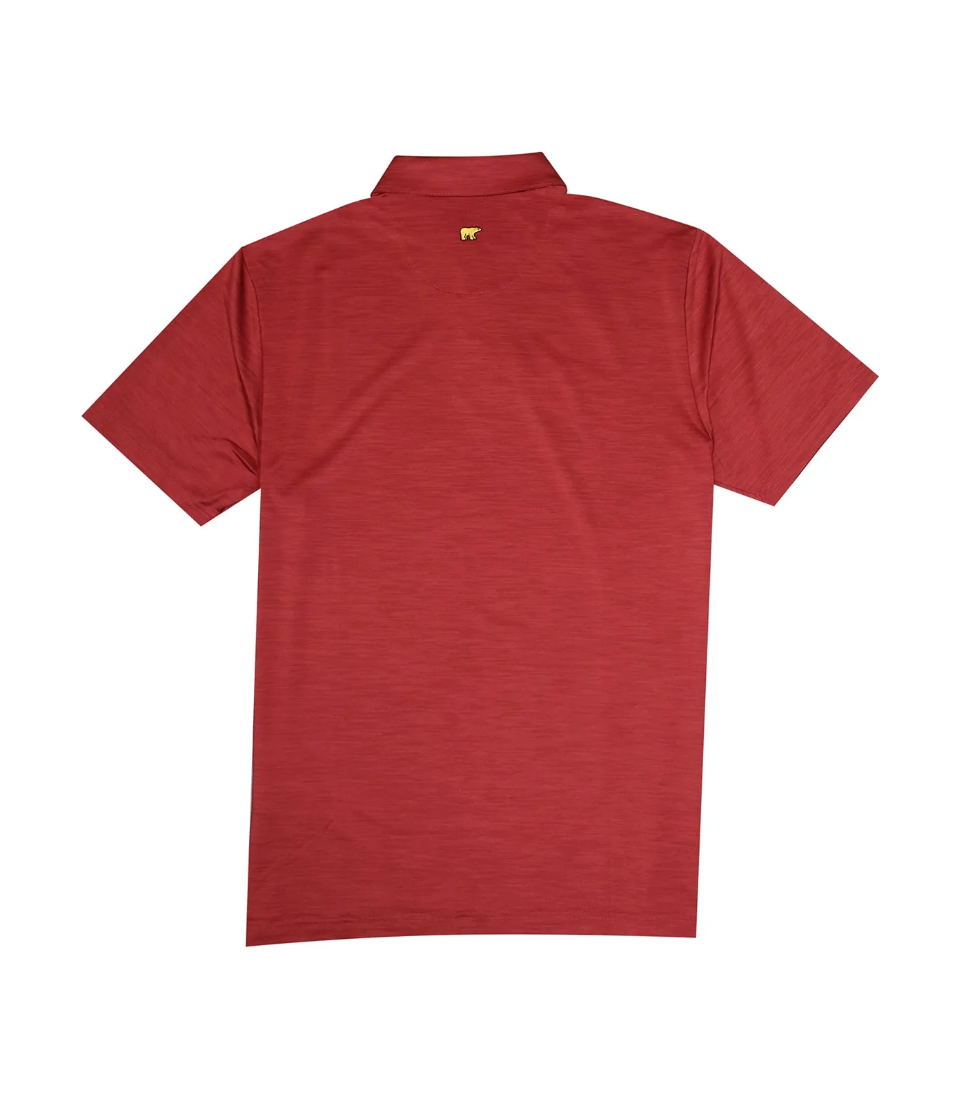 Tonal Two Color Solid Polo Red Root