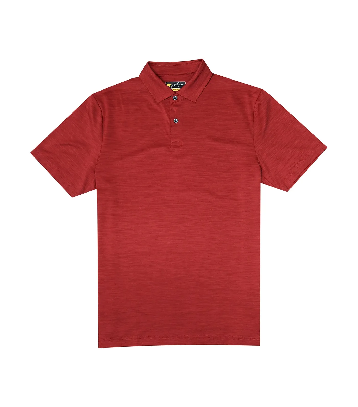 Tonal Two Color Solid Polo Red Root