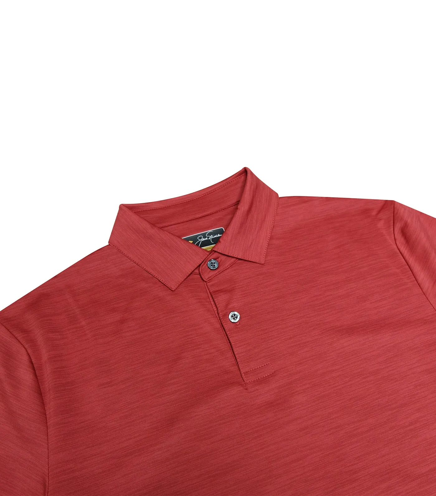 Tonal Two Color Solid Polo Red Root