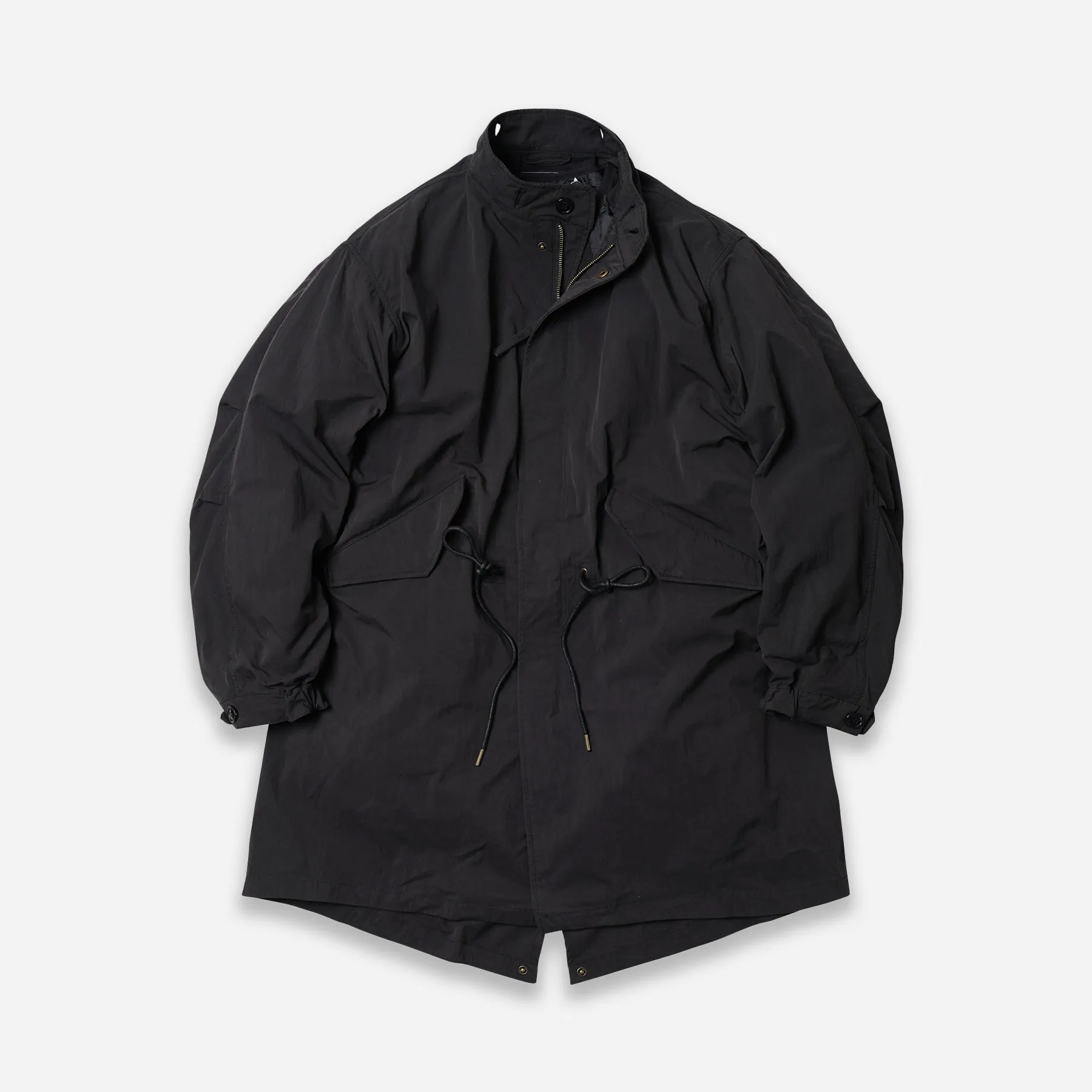 VINCENT M1965 FISHTAIL 2 IN 1 PARKA JACKET - BLACK