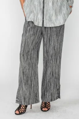 Wide-Leg Linen Pants