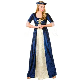 Womens Medieval Maiden Fancy Dress Halloween Costume